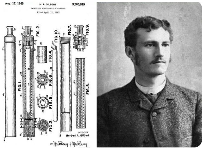 Mr Herbert, tout premier inventeur de la cigarette électronique.