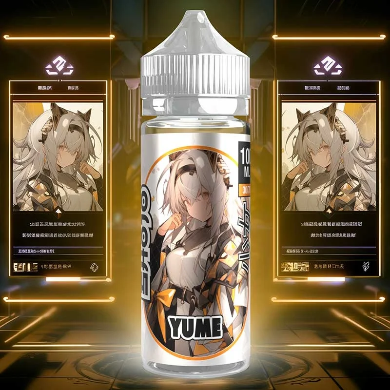 E-liquide 100 ml, Shojo yume, saveur mangue fraise et frais.