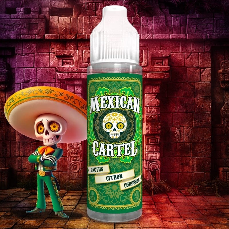 E-Liquide 50ml, cactus citron corossol, Mexican Cartel.