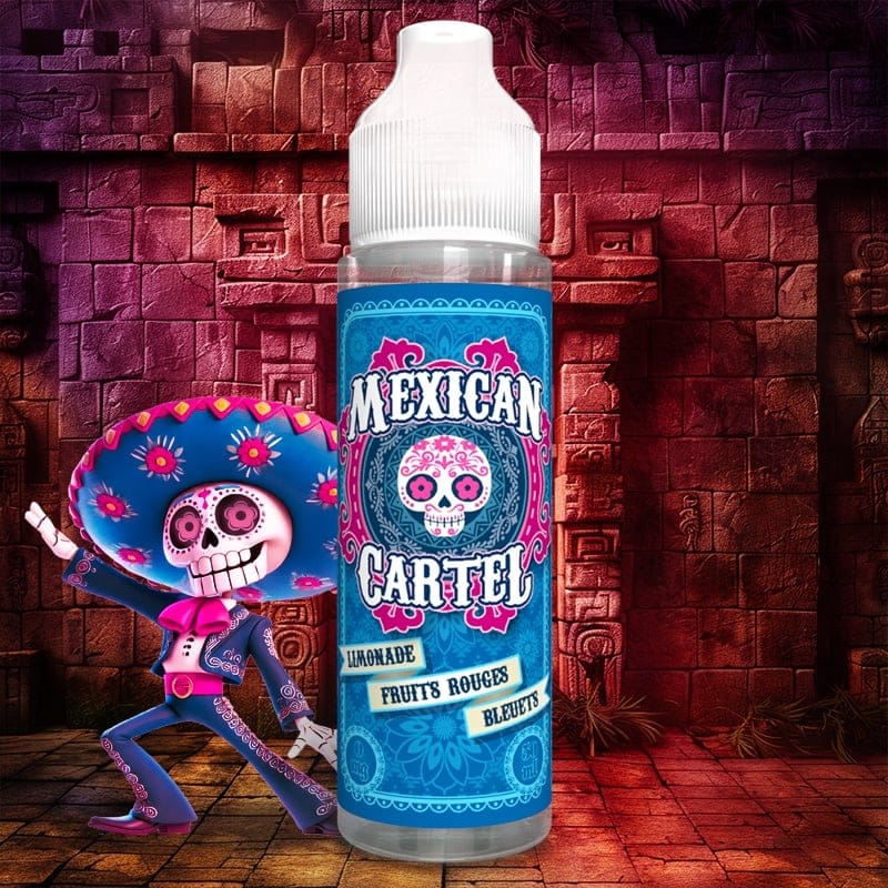 E-Liquide 50ml, Limonade fruits rouges bleuets, Mexican Cartel.