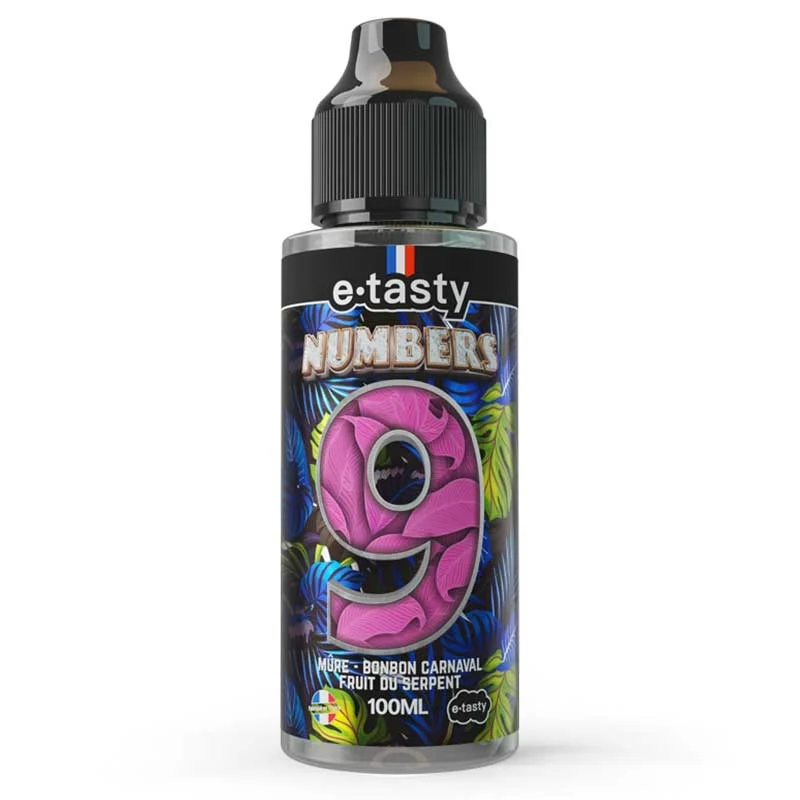 E-Liquide 100ml, Numbers 9, E-Tasty.