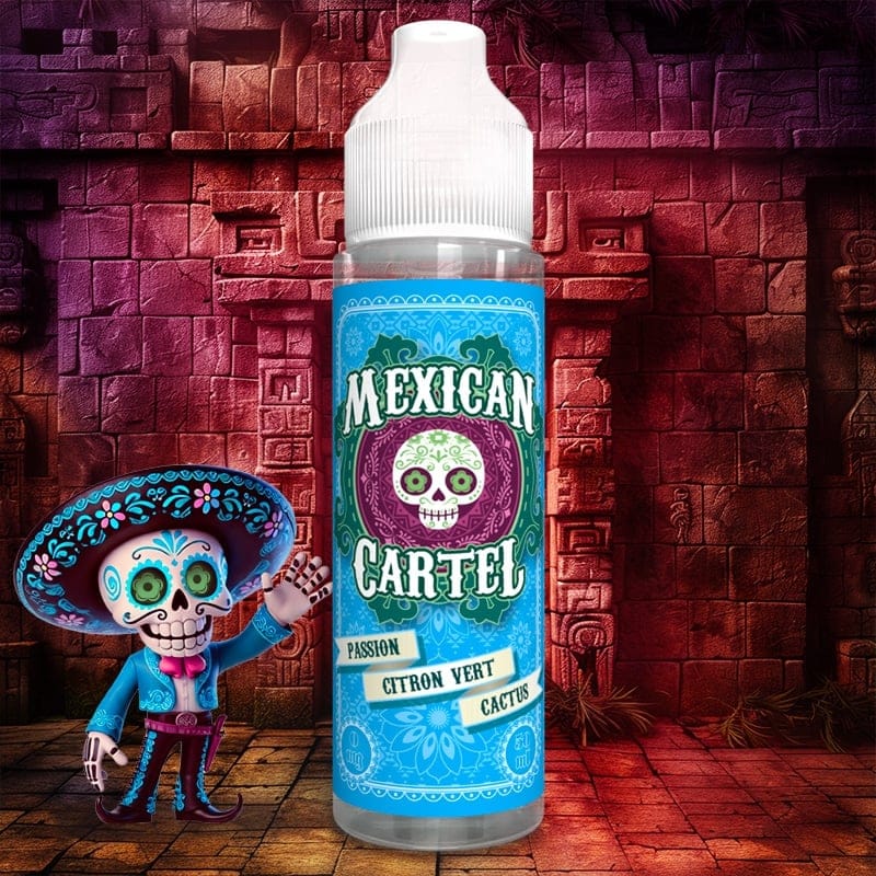 E-Liquide 50ml, Passion citron vert cactus, Mexican Cartel.