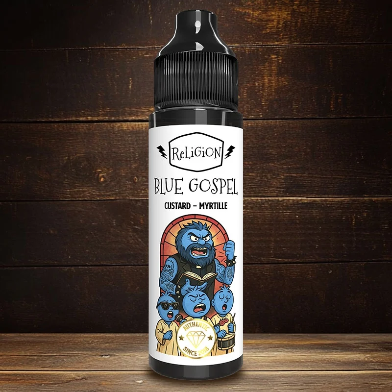 E-liquide 50 ml, Blue Gospel, Religion Juice