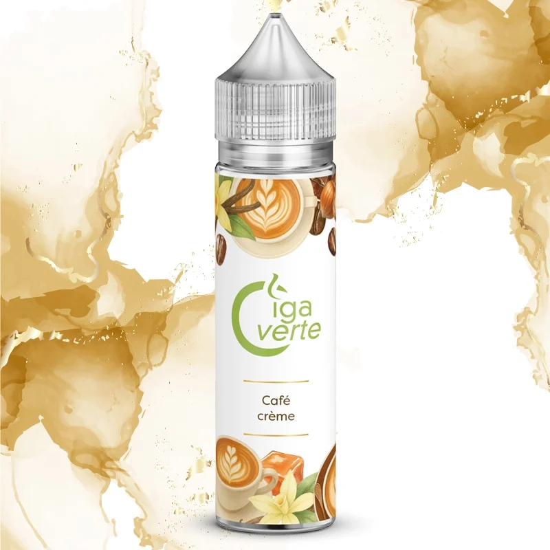 E-liquide 50 ml, Café crème, Cigaverte