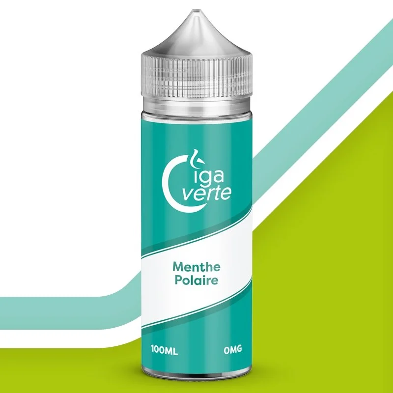 E-liquide 100 ml, Menthe Polaire, Cigaverte