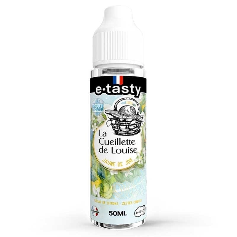 E-Liquide 50 ml, jaune de joie Récolte d'hiver, E-tasty La Cueillette de Louise.