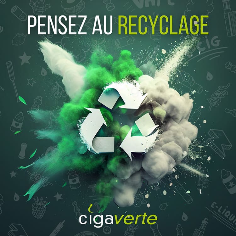 Pensez au recyclage avec Cigaverte.