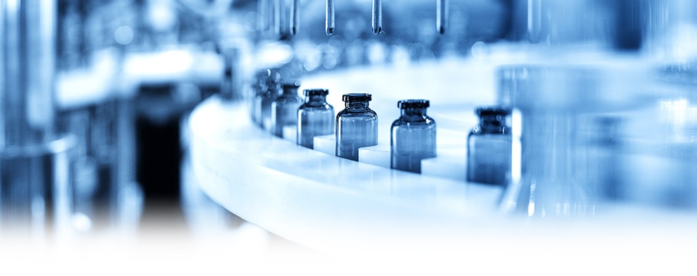 Chaîne de fabrication des e-liquides pour cigarettes électroniques.