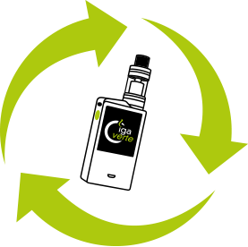 Le recyclage chez Cigaverte.
